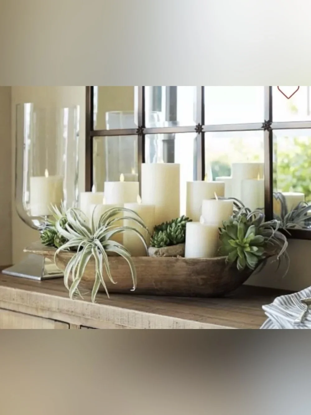 Pottery Barn Premium Flicker Flameless Wax Pillar  ( 3” x 6” )